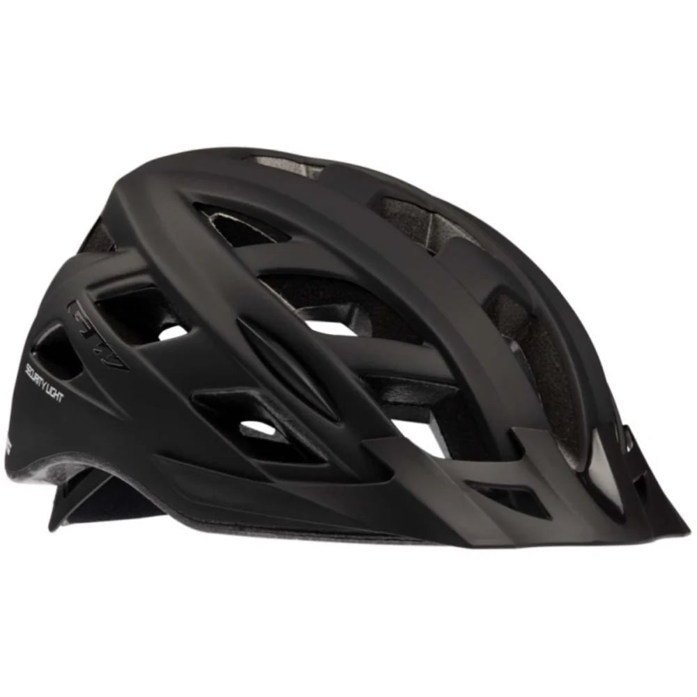 Casco de ciclismo GW M6 MTB negro con luz