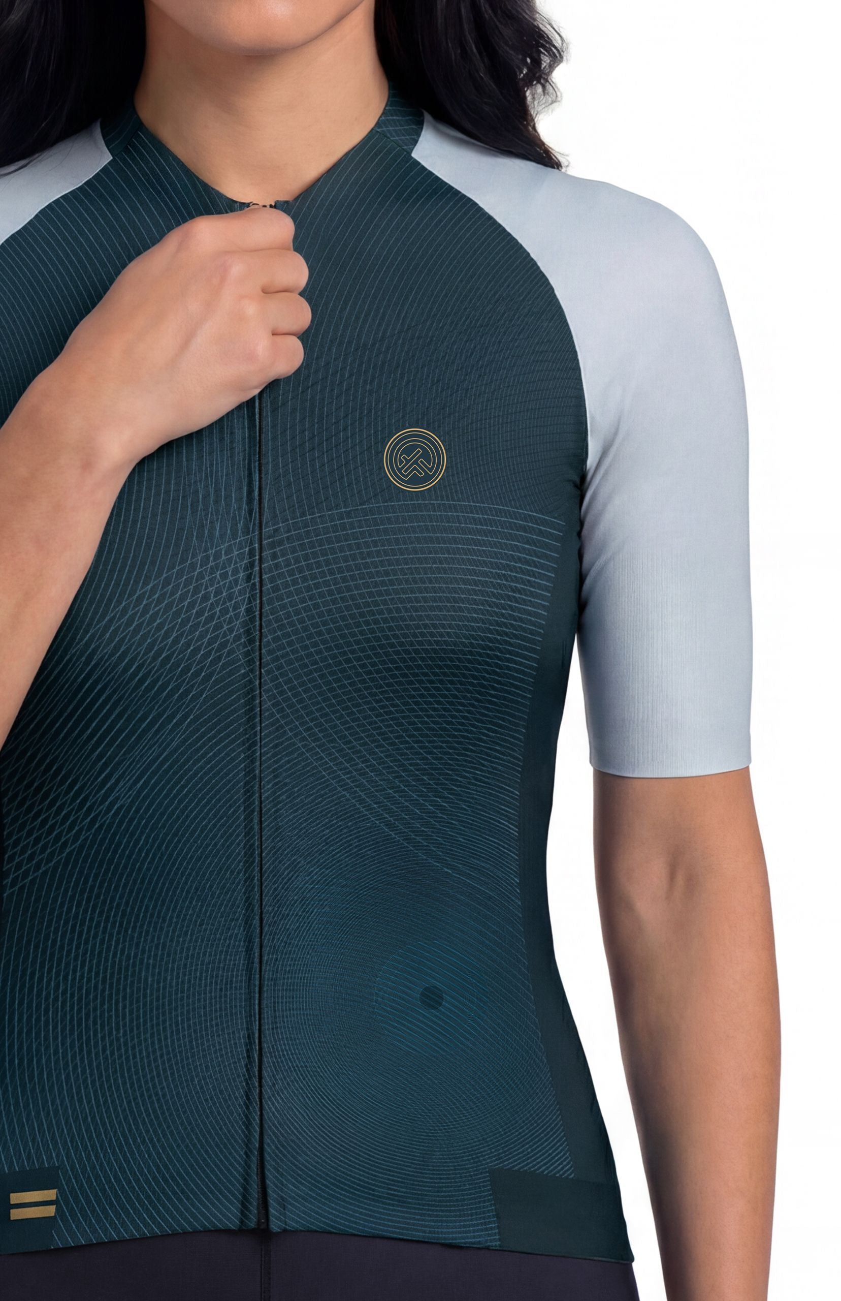 Jersey de Ciclismo Unisex HighForce Azul Petróleo