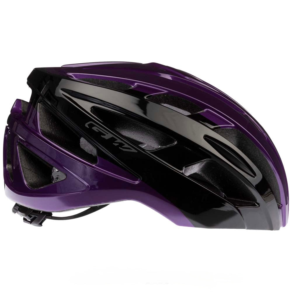 Casco de ciclismo GW M3 MTB/Ruta negro brillante/morado brillante