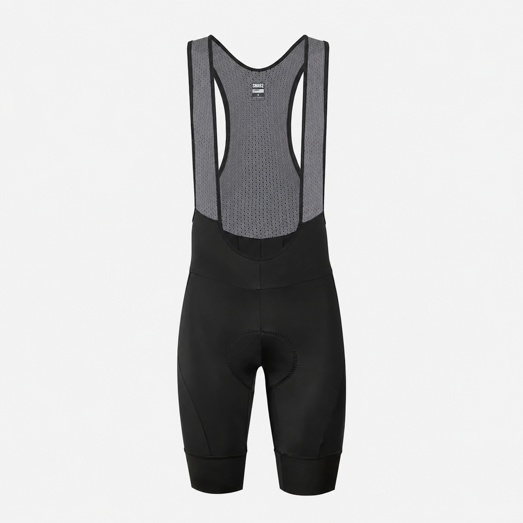 Pantaloneta de Ciclismo con Tirantes Hombre Suarez Atom 2.4 Negra