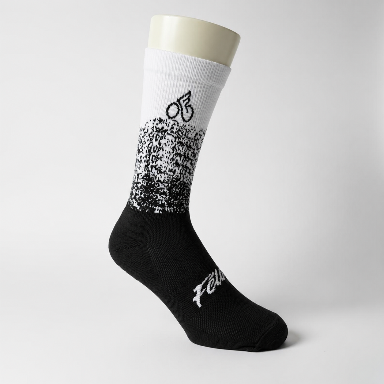 Medias Deportivas Felix Negro Blanco Talla Única