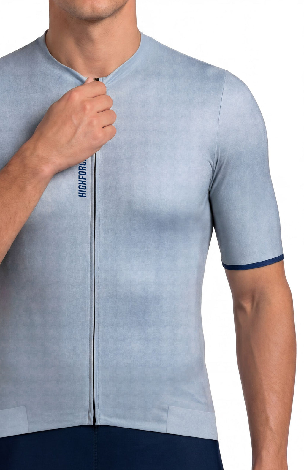 Jersey de Ciclismo Unisex HighForce Azul Claro