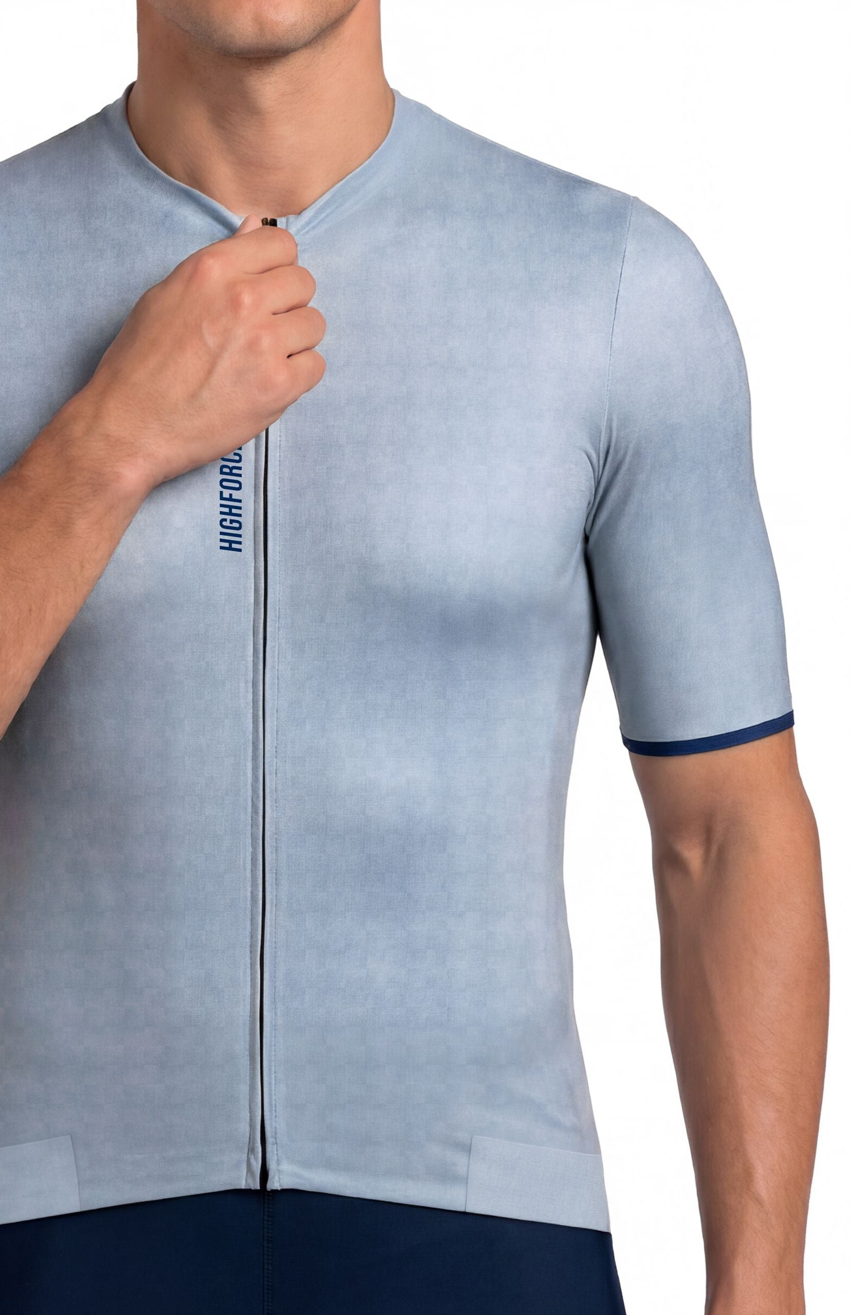 Jersey de Ciclismo Unisex HighForce Azul Claro