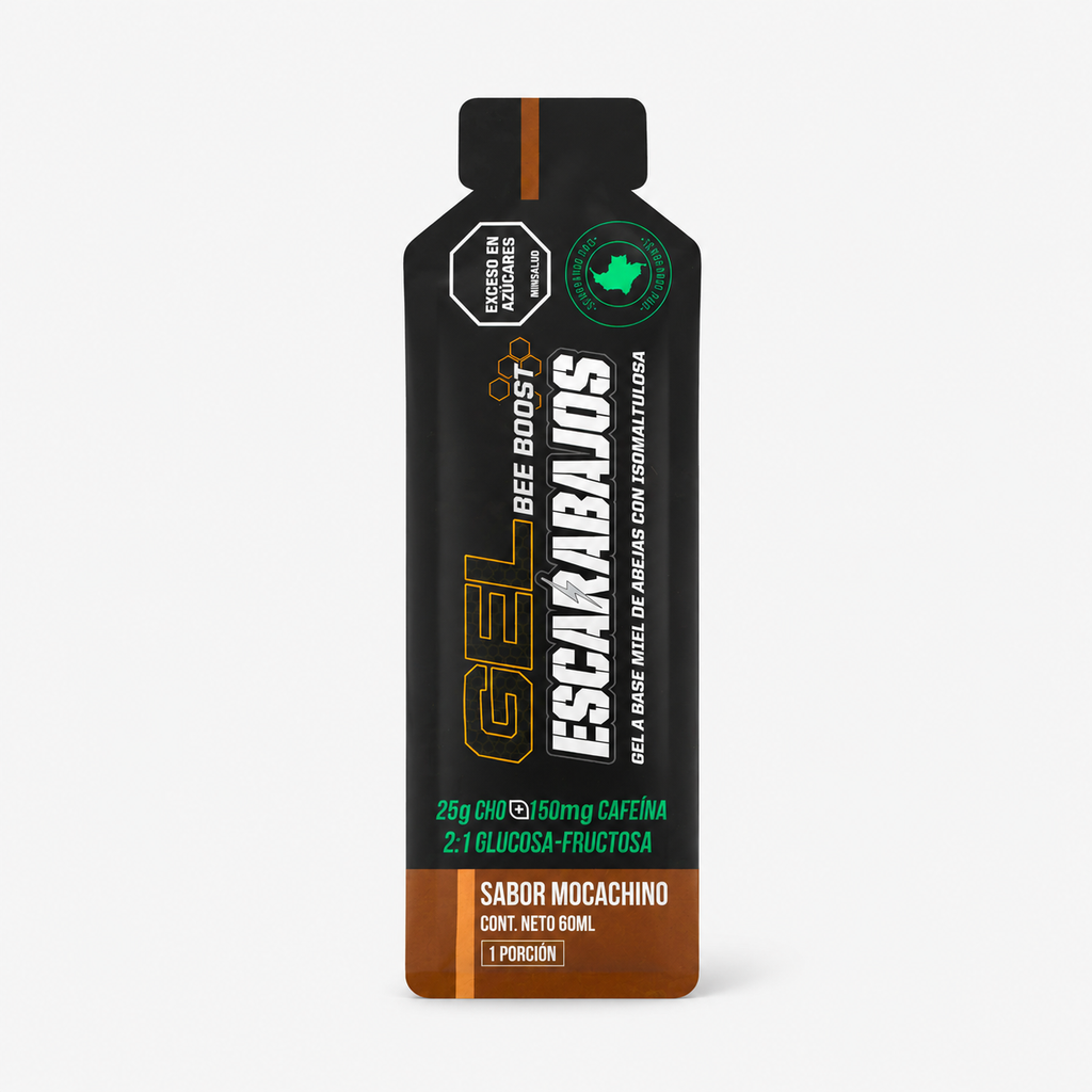 Gel Energético Bee Boost Mocachino con Cafeína 150 mg 60 ml