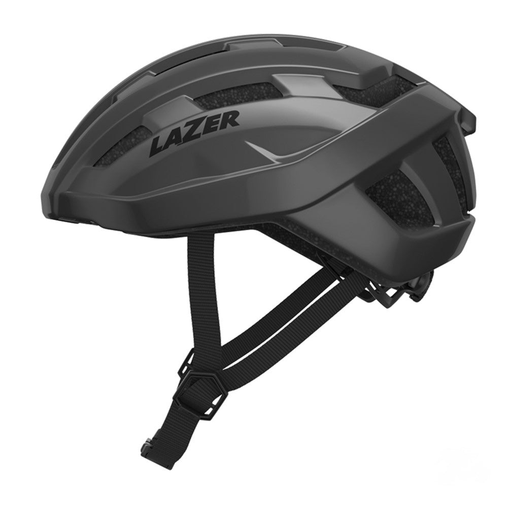 Casco de ciclismo Lazer Tempo KinetiCore titanio