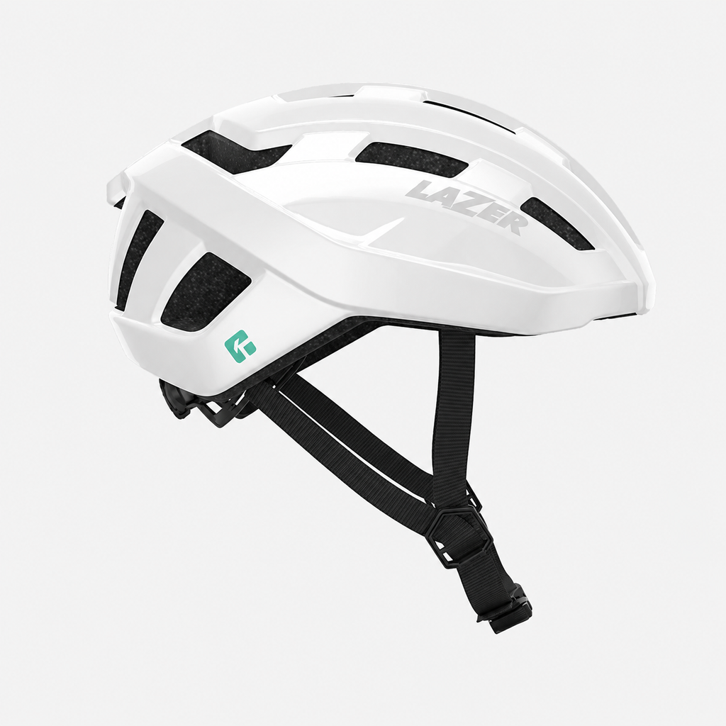 Casco de ciclismo Lazer Tempo KinetiCore blanco