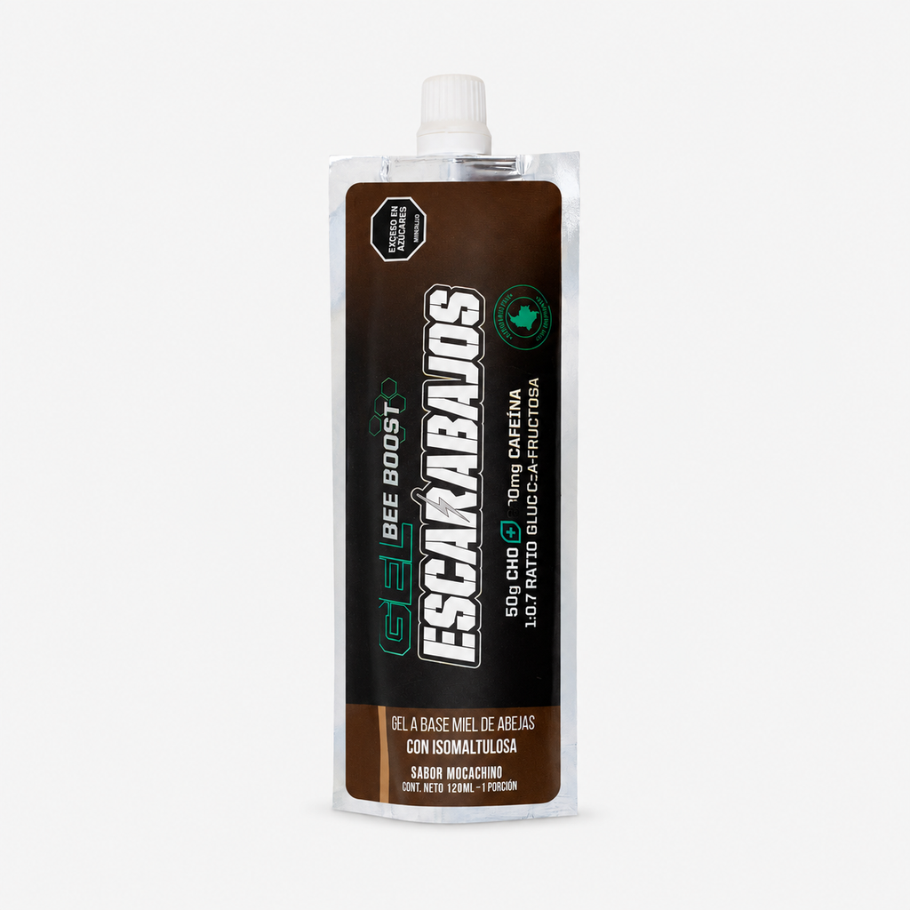 Gel Energético Bee Boost Mocachino con Cafeína 300 mg 120 ml