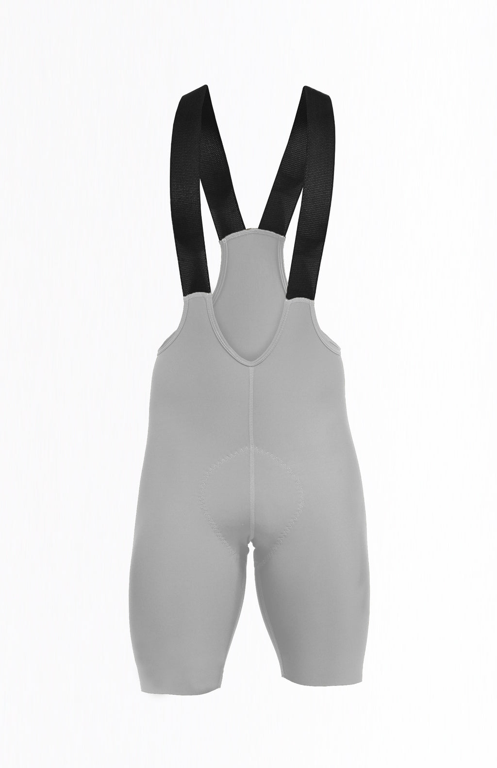 Licra de ciclismo Highforce Classic gris con cargaderas para mujer