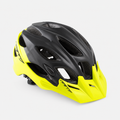 Casco de ciclismo GW 015 Enduro MTB negro mate/amarillo neón