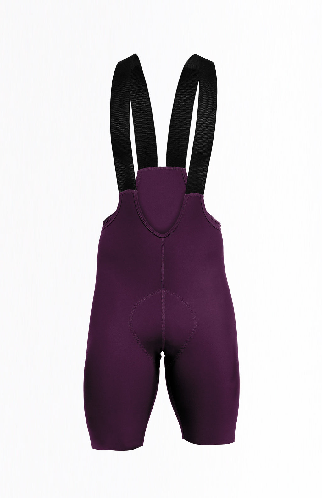 Licra de ciclismo Highforce Classic morada con cargaderas para hombre