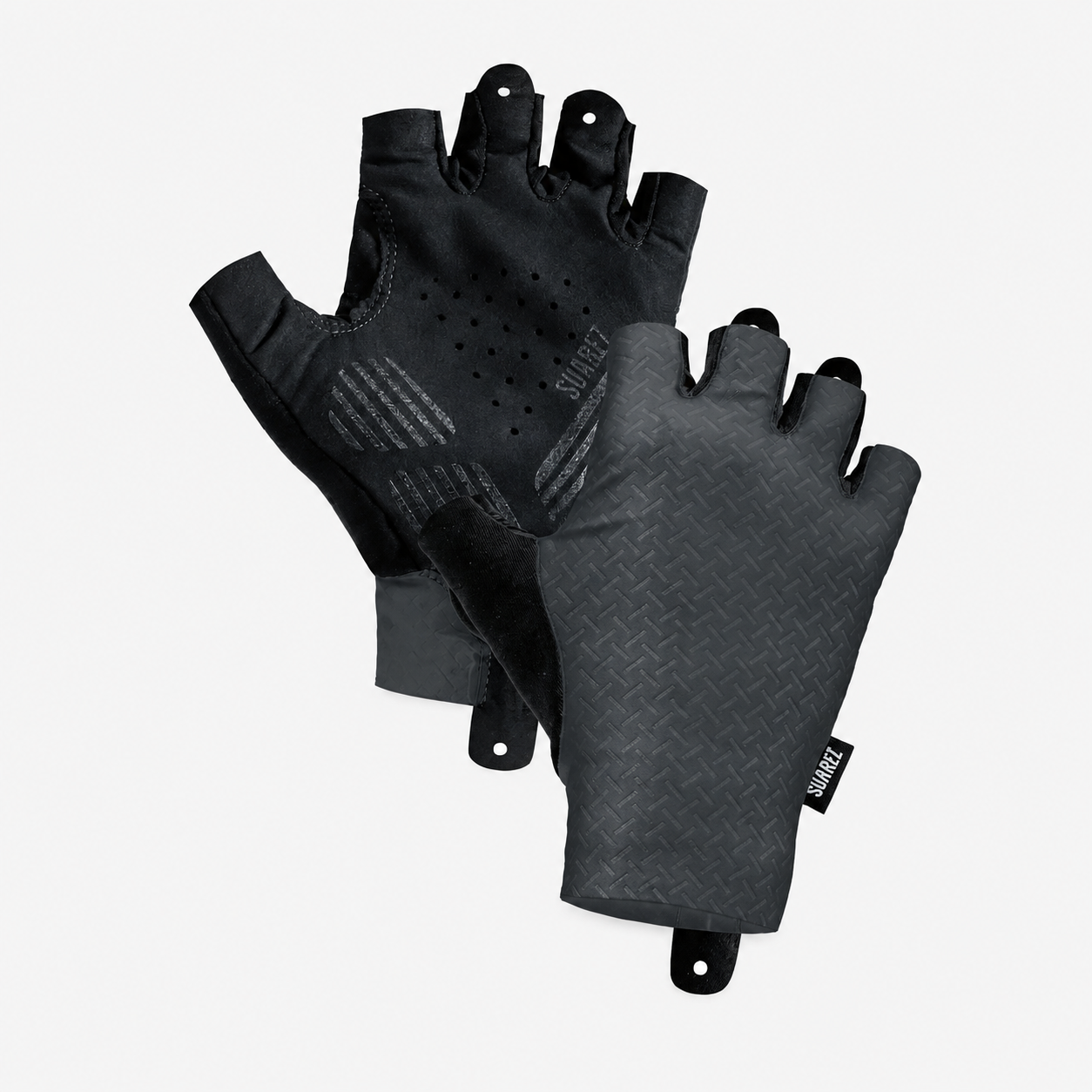 Guantes cortos de ciclismo Suárez Volt Anthracite