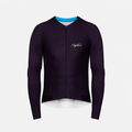 Jersey de Ciclismo Manga Larga Unisex HighForce Morado Oscuro