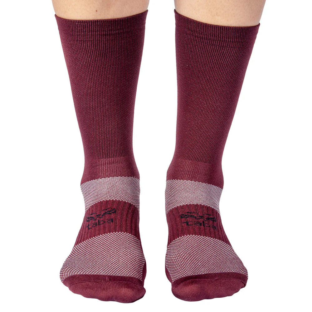 Medias de Ciclismo Taba Clásica Vinotinto