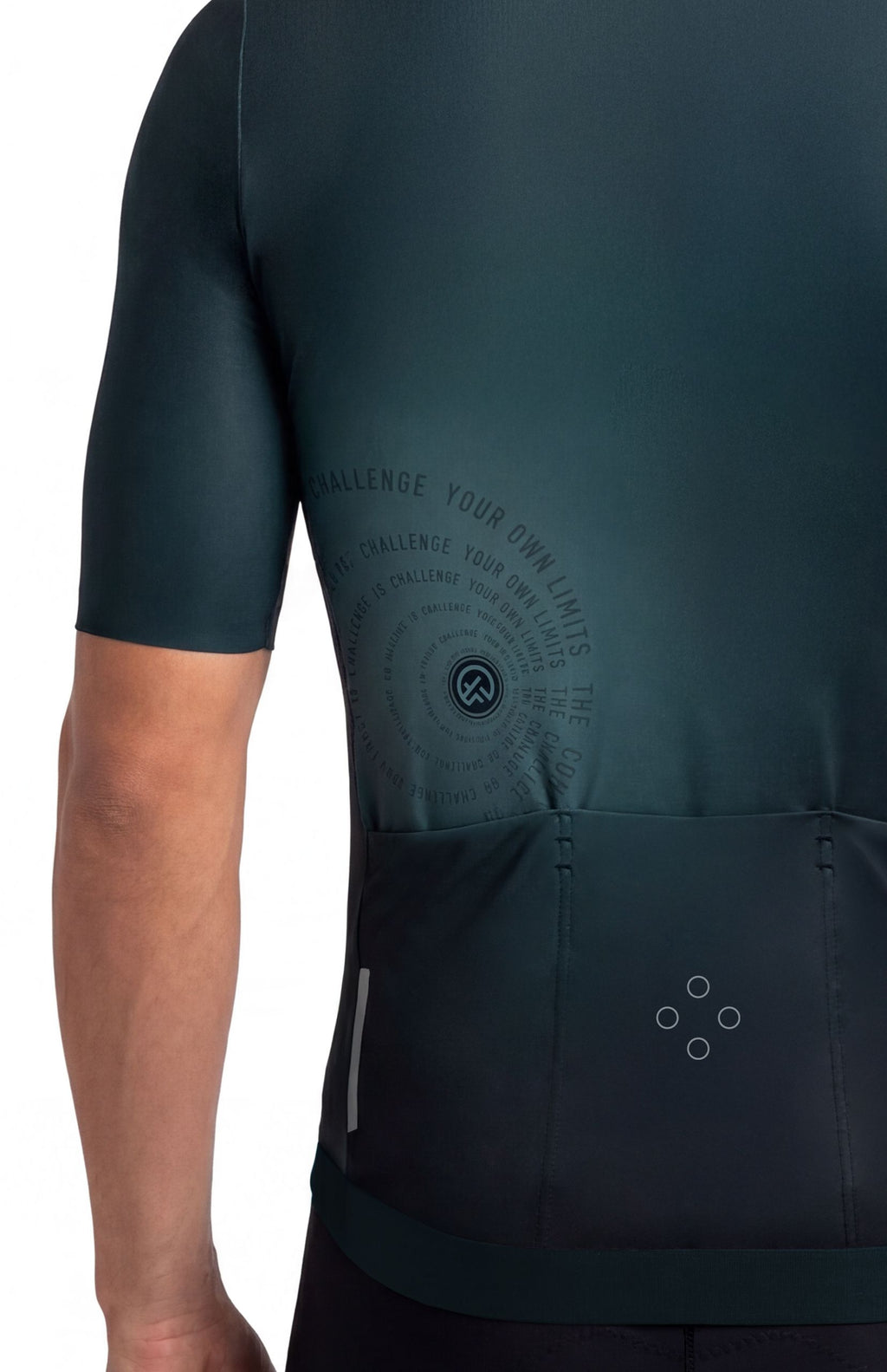 Jersey de Ciclismo Unisex HighForce Verde Oscuro