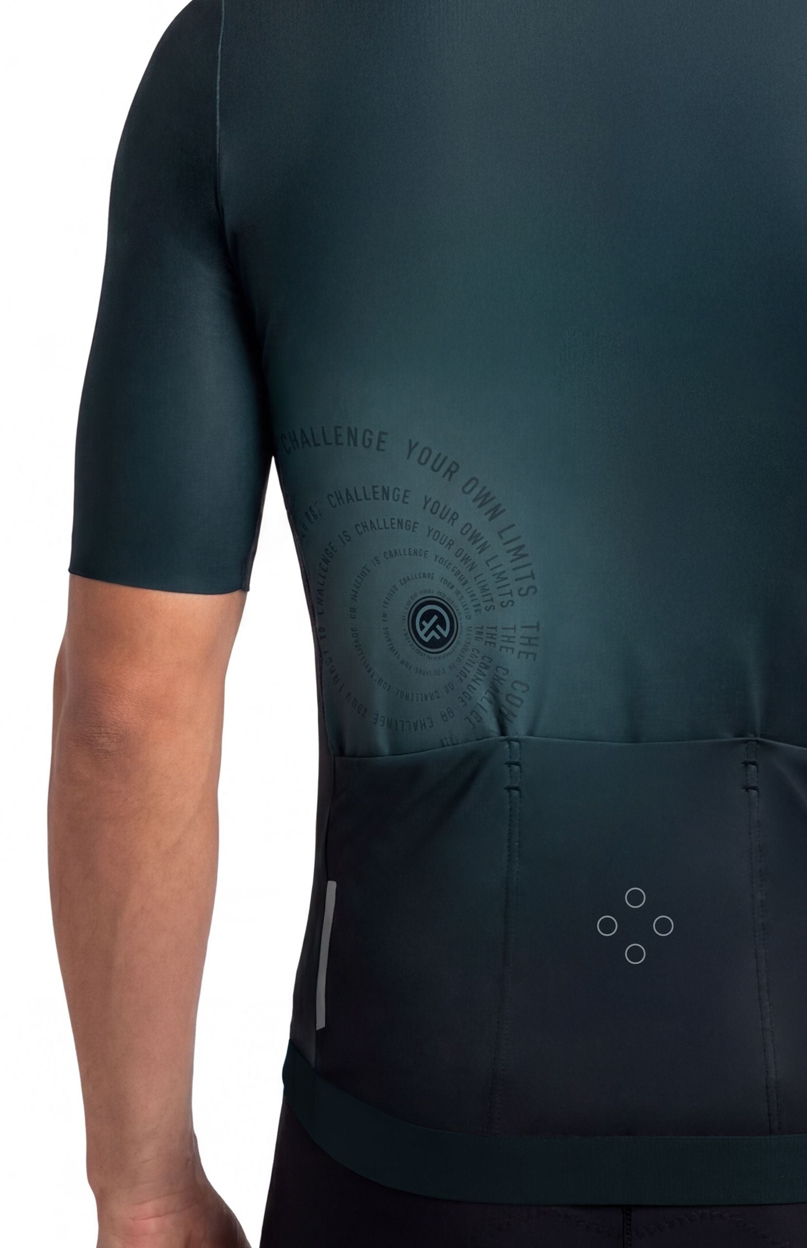 Jersey de Ciclismo Unisex HighForce Verde Oscuro