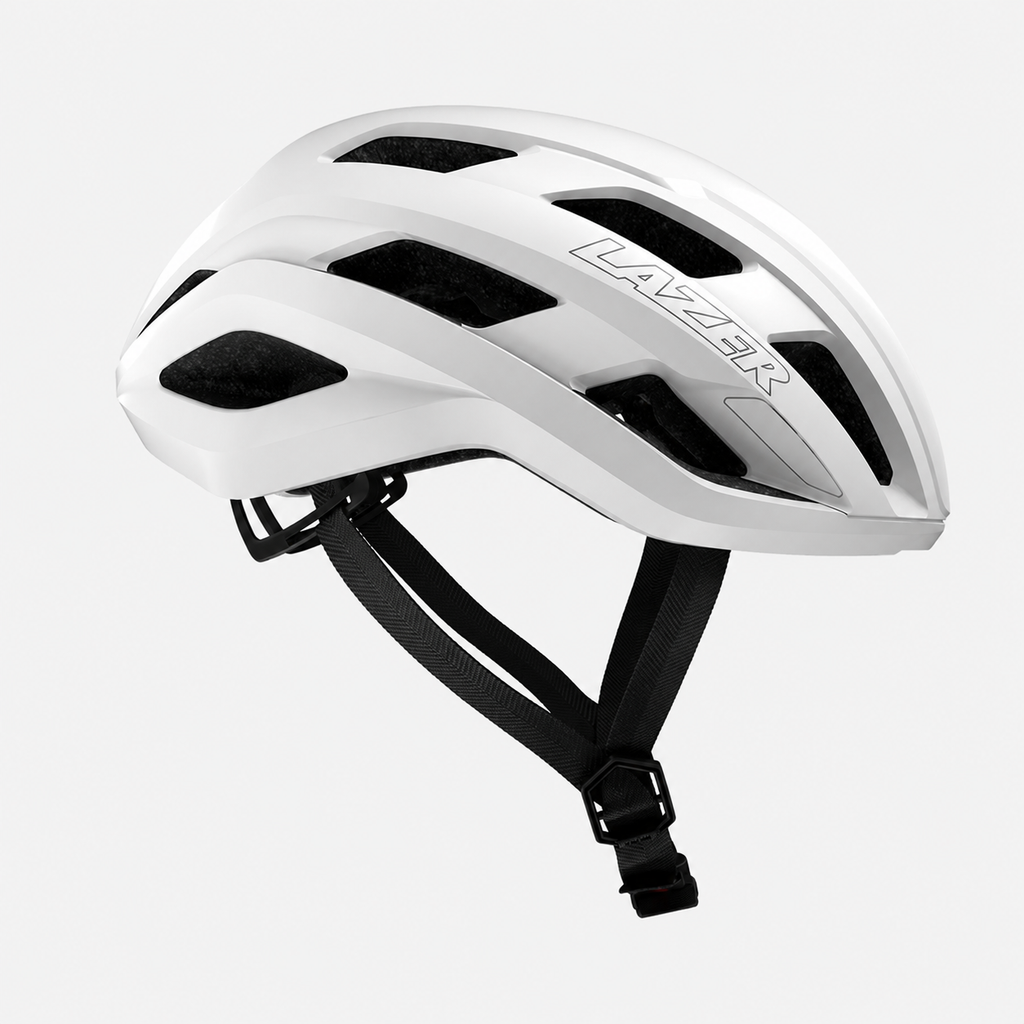 Casco de Ruta Lazer Strada KinetiCore Blanco CE-CPSC
