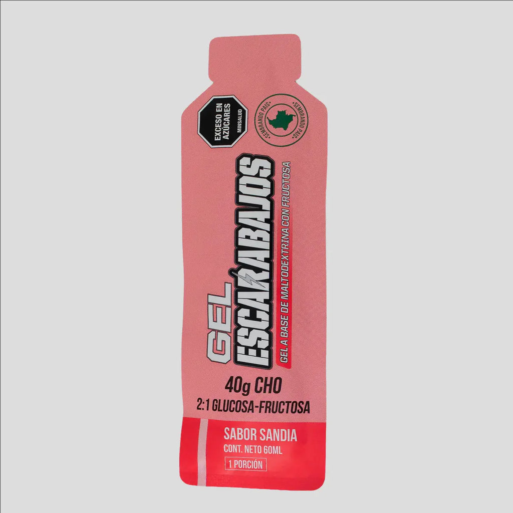 Gel energético Escarabajos Sandía 40 g CHO 60 g