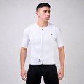 Jersey de ciclismo Ionik Start masculino manga corta blanco