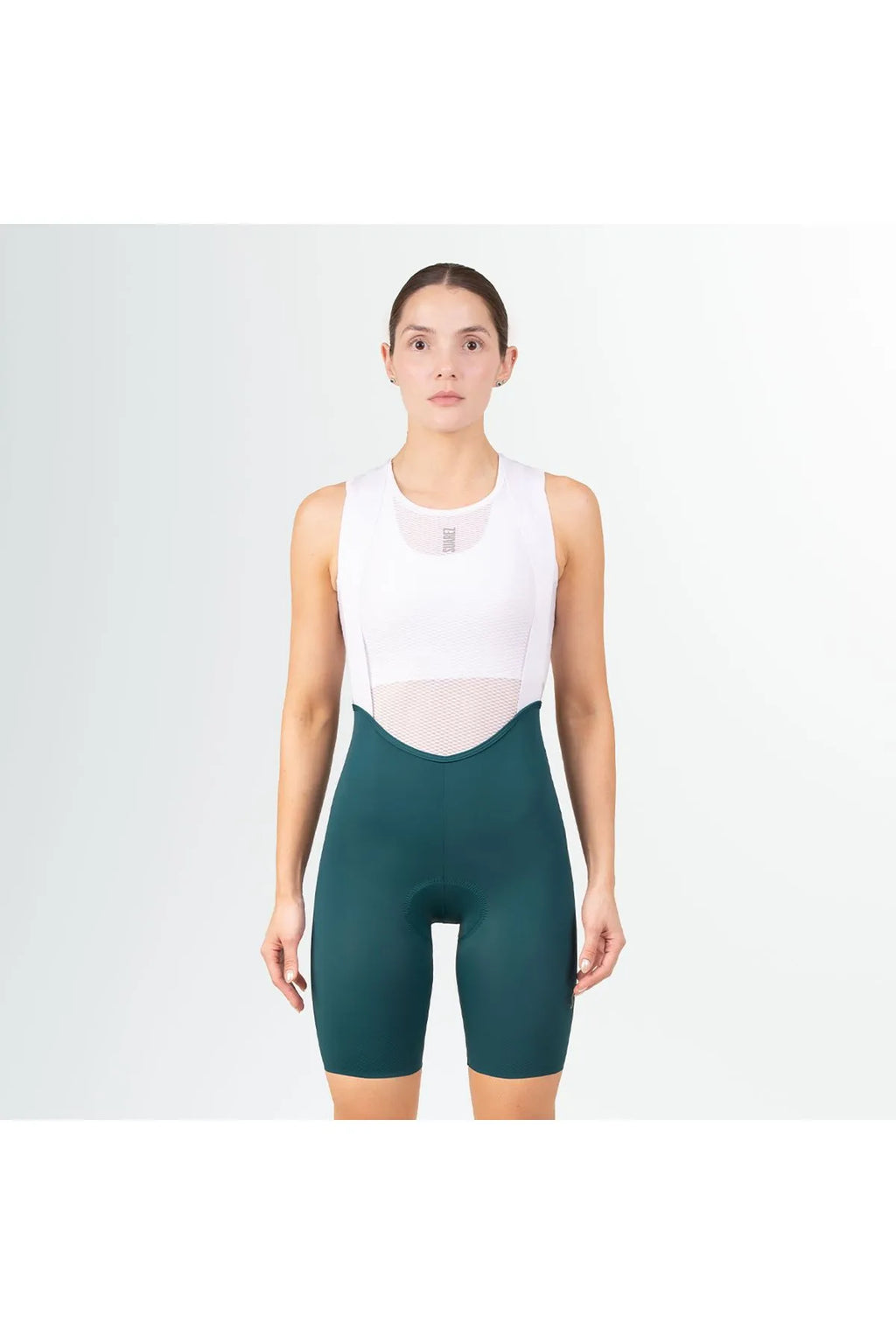 Pantaloneta de Ciclismo con Tirantes Mujer Suarez Spyder Petrol 2026