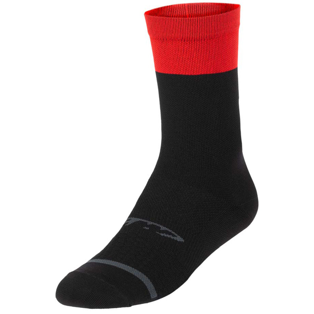 Medias de Ciclismo GW Lithe Negro Rojo