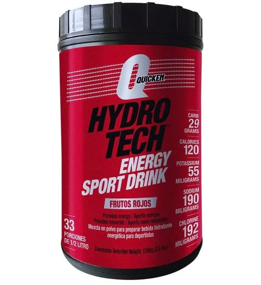 Hidratante energético Quicken Hydrotech Frutos Rojos 1200 g