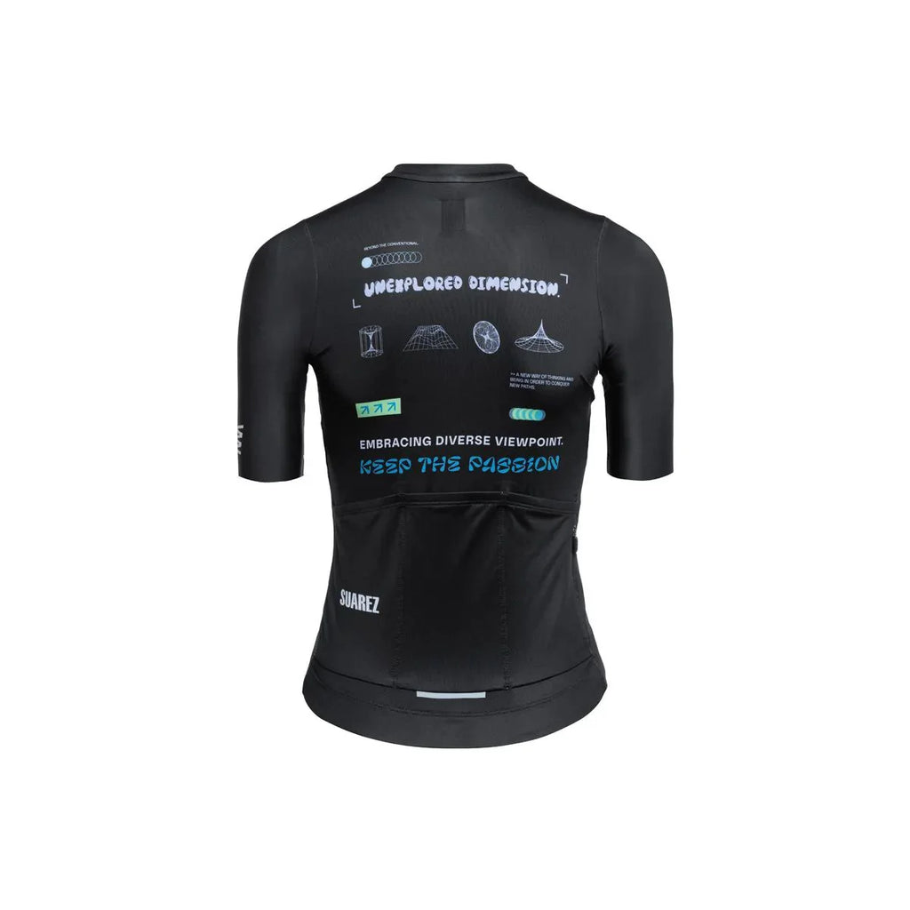Jersey de ciclismo Suarez Mujer Lock Black 2.4