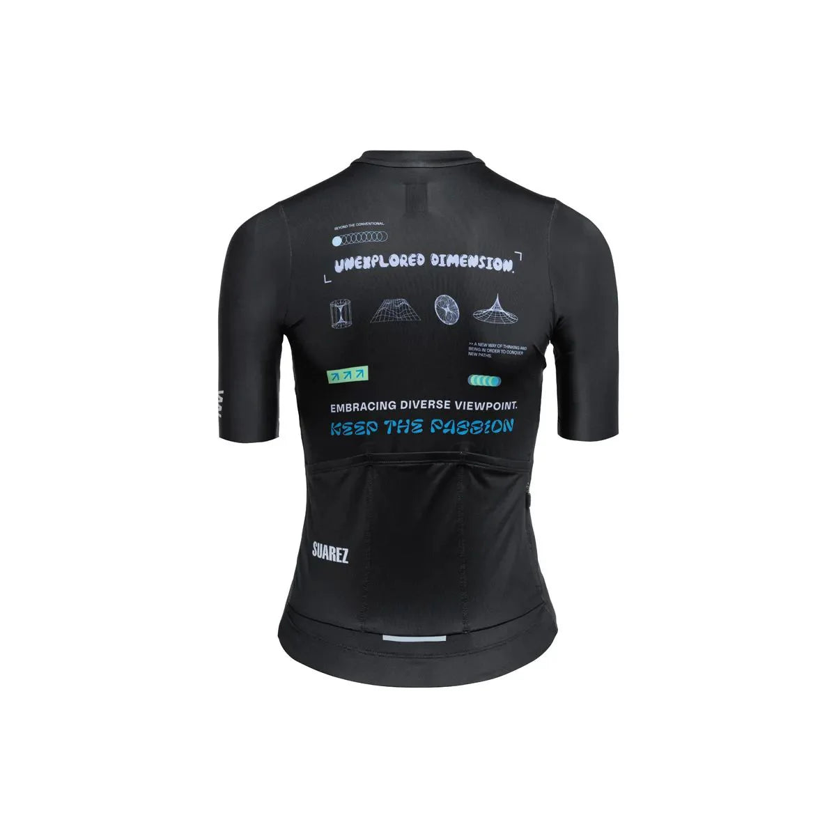 Jersey de ciclismo Suarez Mujer Lock Black 2.4