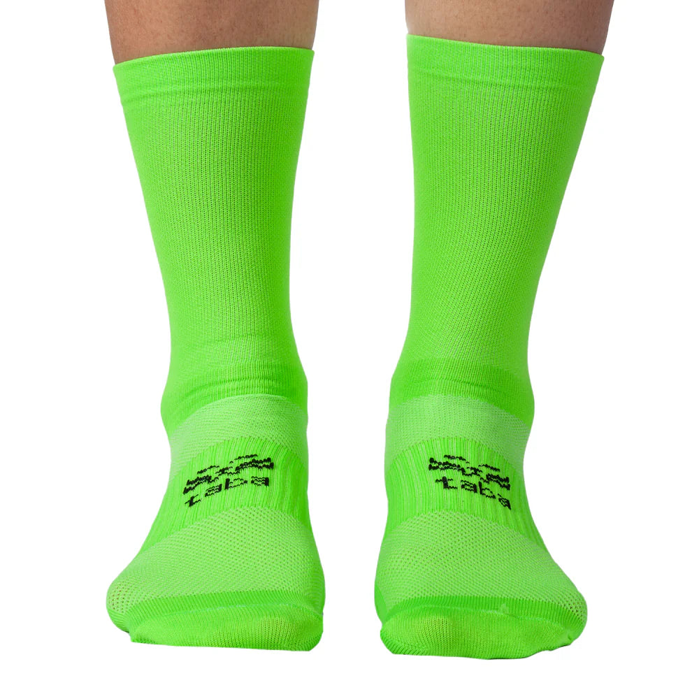 Medias de Ciclismo Taba Clásica Verde Limón