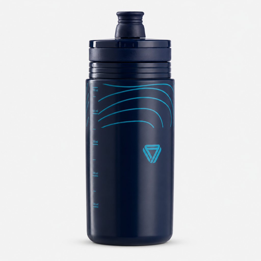 Caramañola de Ciclismo Elite Kebea 550 ml Azul Navy