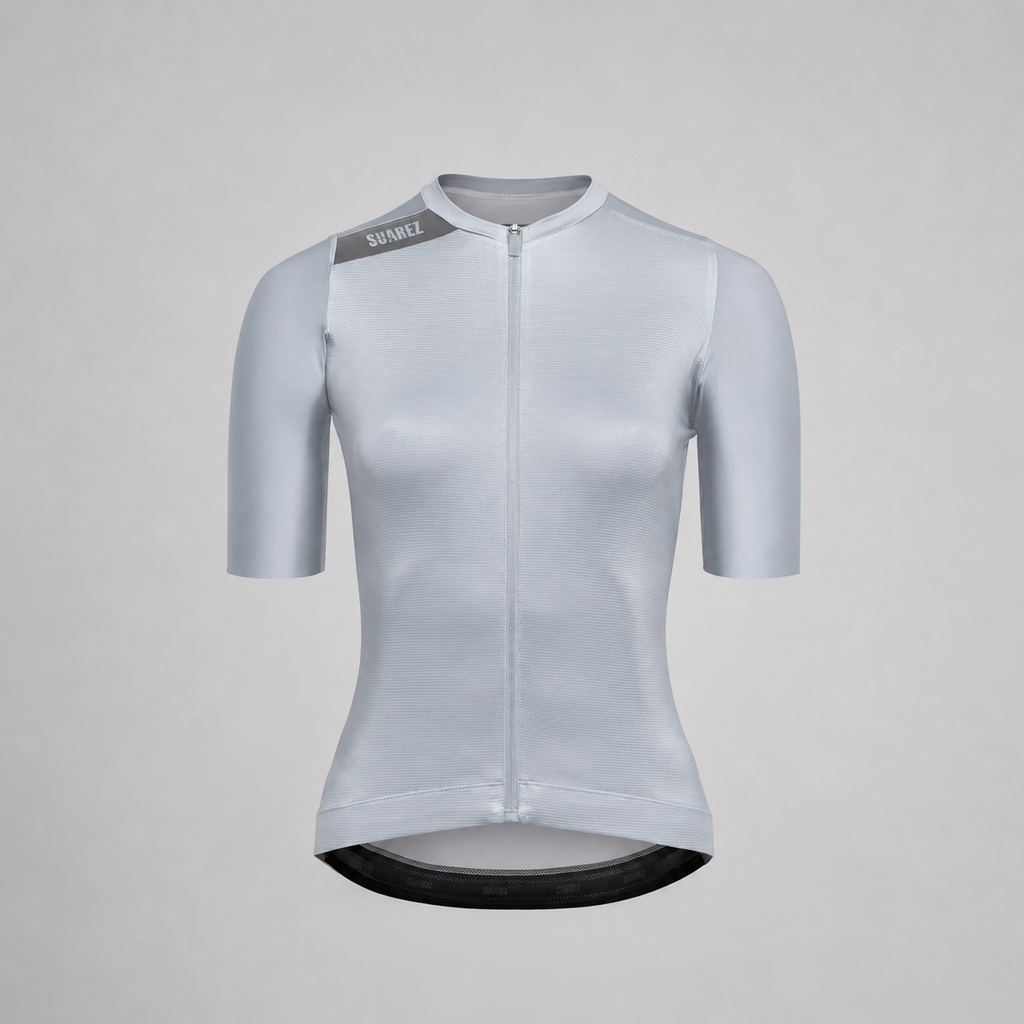 Jersey de ciclismo Suarez Masculino Solid Silt Gray 2.4
