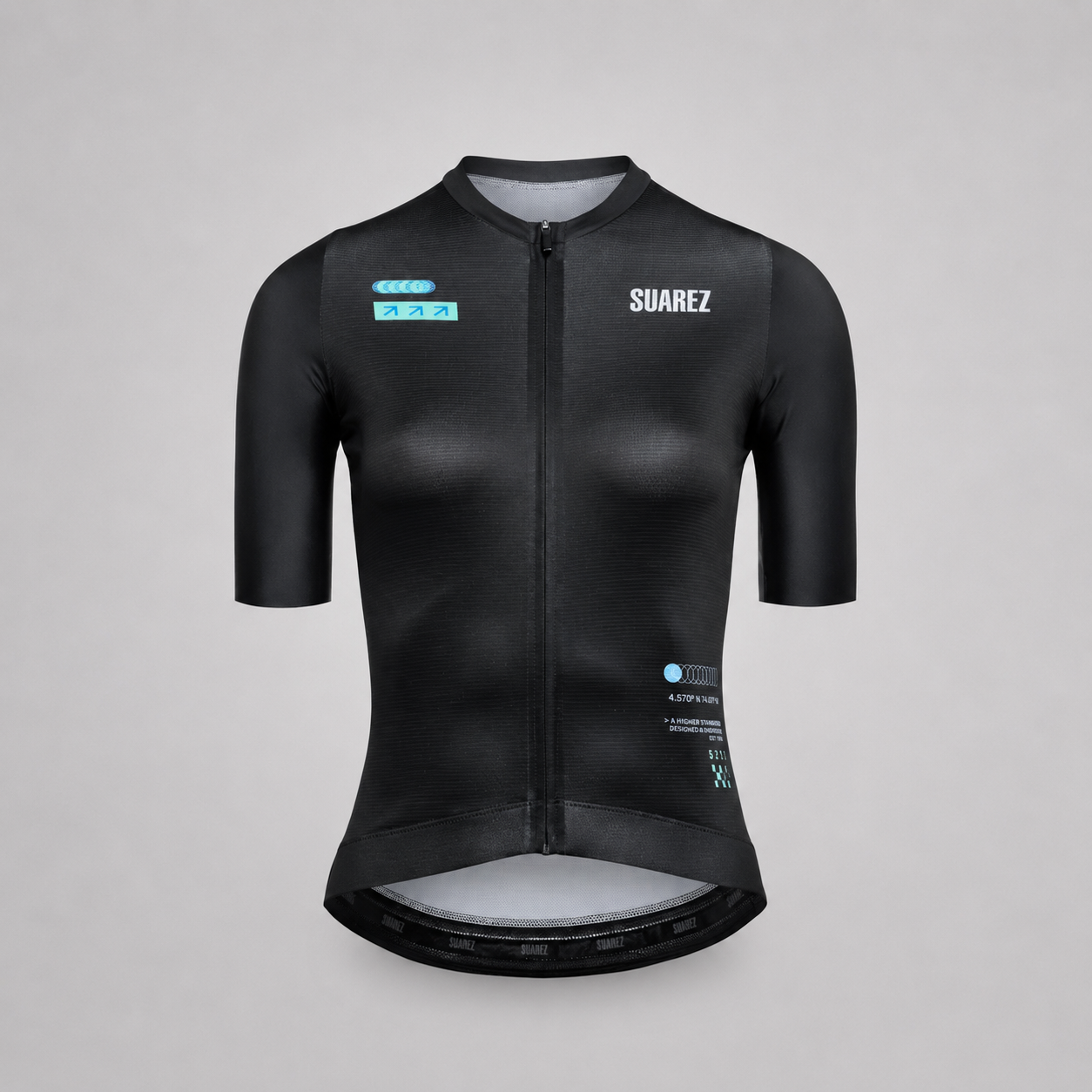 Jersey de ciclismo Suarez Mujer Lock Black 2.4