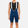 Licra de ciclismo Capote Hombre Corta Plus azul con cargaderas