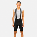 Licra de ciclismo Capote Plus corta negra hombre con cargaderas