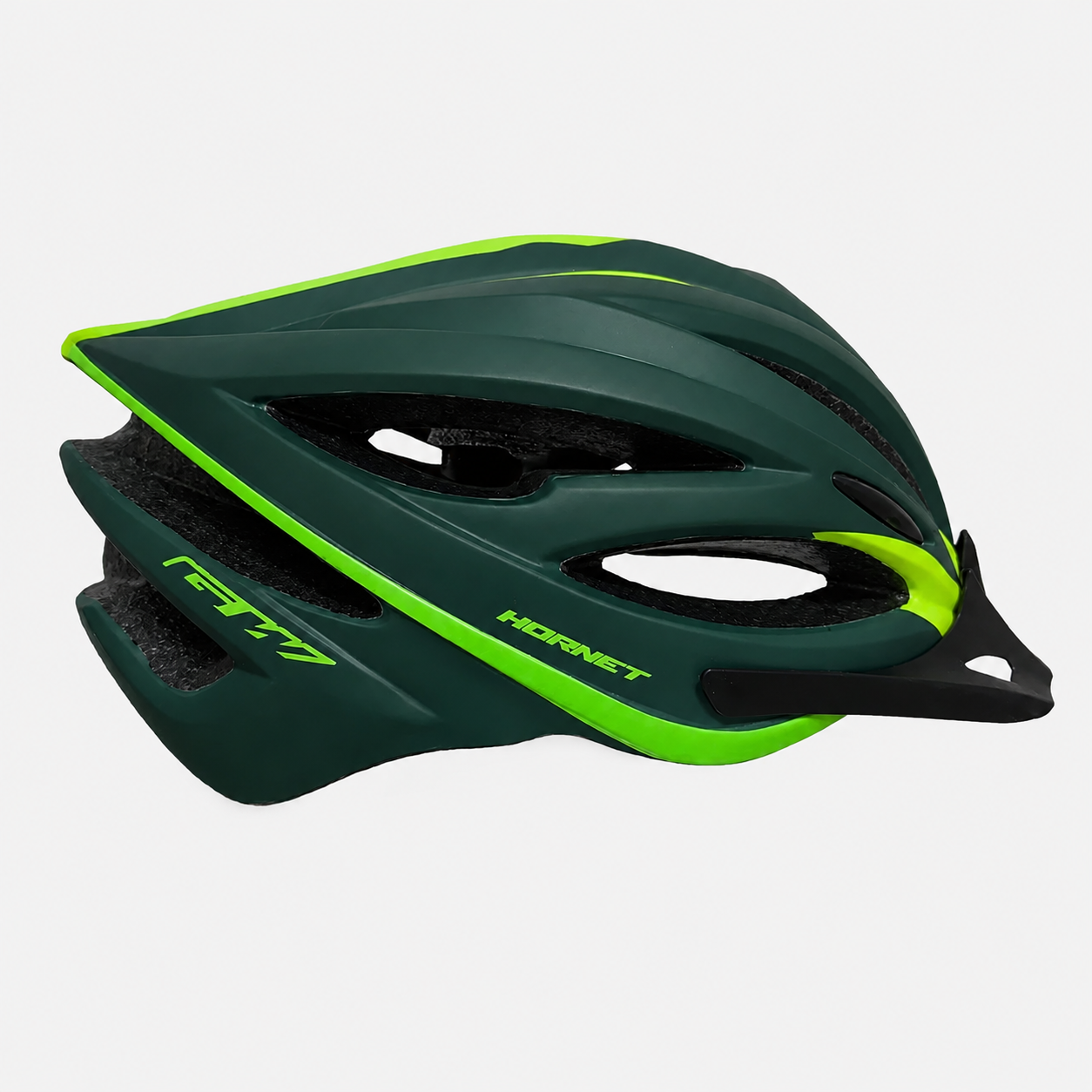 Casco de ciclismo GW Hornet MTB verde/amarillo neón