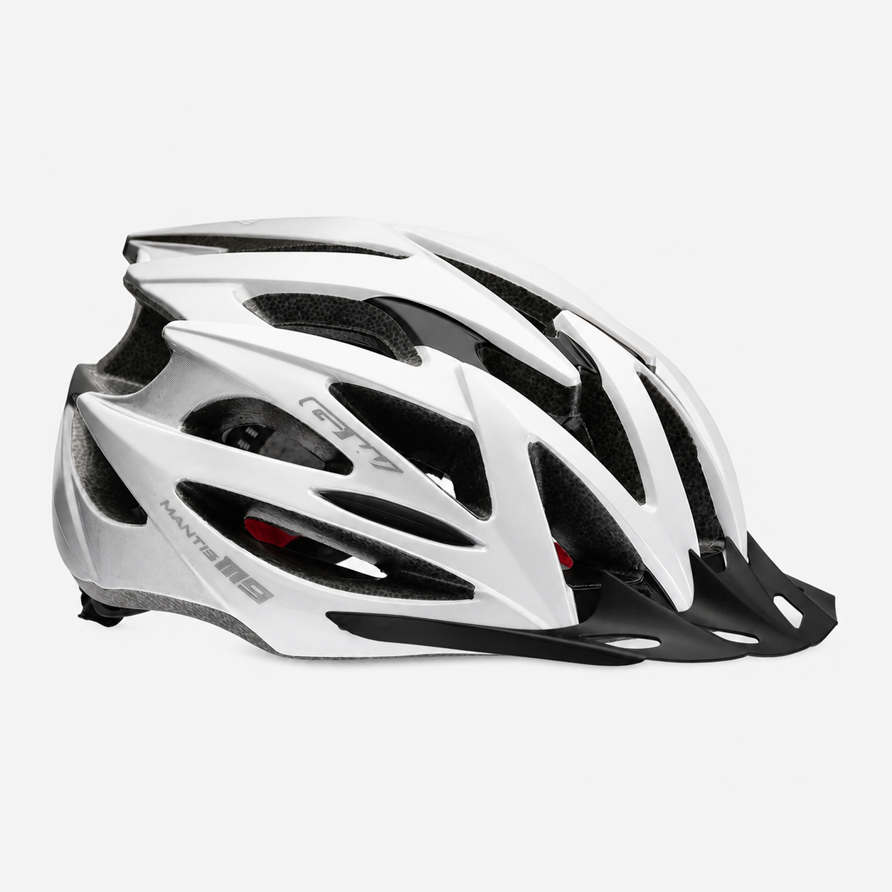 Casco de ciclismo GW Mantis M9 blanco brillante