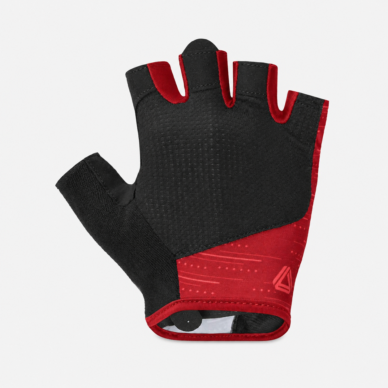 Guantes cortos de ciclismo GW Jet escarlata