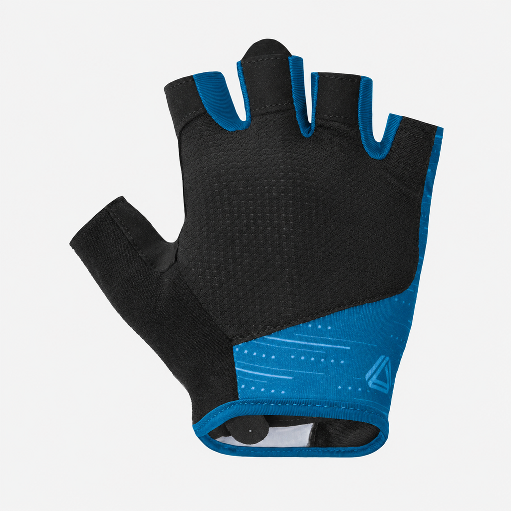 Guantes cortos de ciclismo GW Jet azul