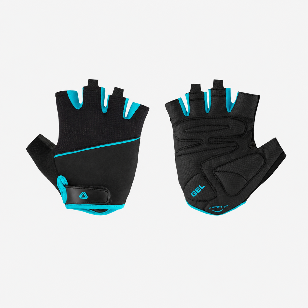 Guantes cortos de ciclismo GW Range negro/azul