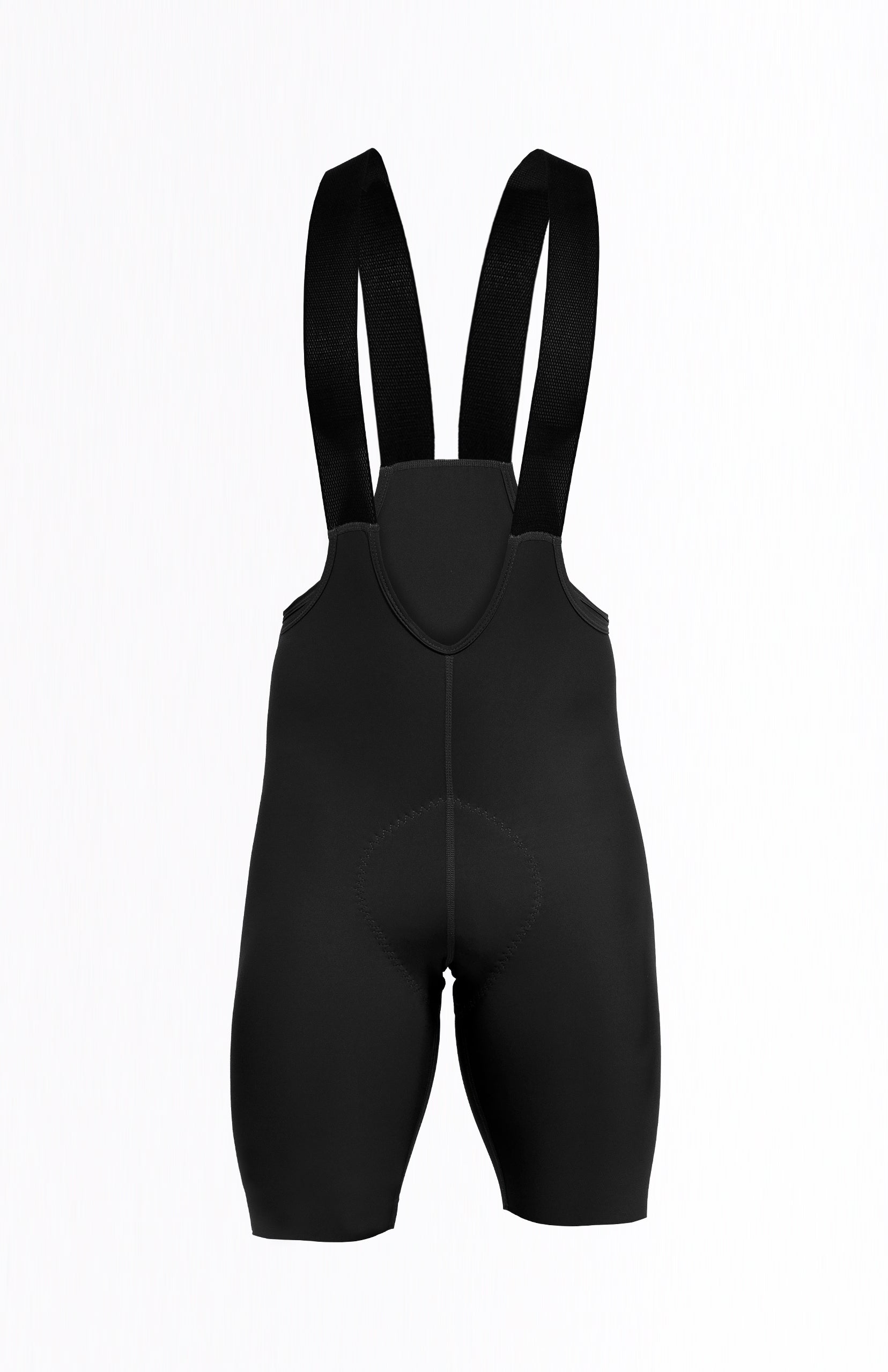 Licra de ciclismo Highforce Classic negra con cargaderas para hombre