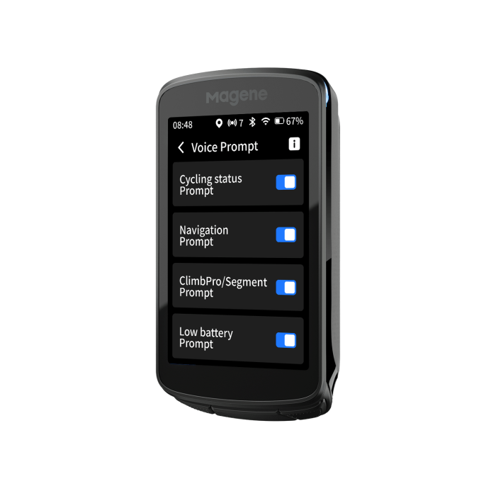 Ciclocomputador Magene C706 GPS para ciclismo